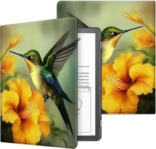 Miniatura 39 de Funda para Kindle básico de 6 pulgadas (11.ª generación), múltiples ángulos, piel sintética, delgada, con función de encendido y apagado automático