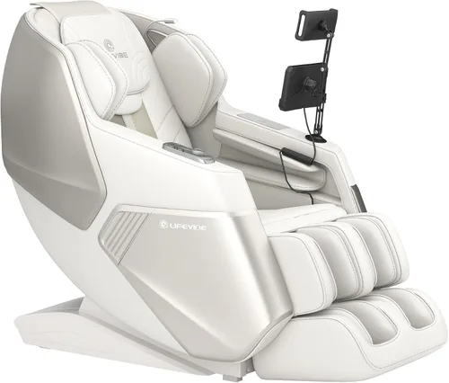 Miniatura 10 de VAT - Silla de masaje de cuerpo completo VibroAcoustic Sonic Wave, SL-Track Zero Gravity reclinable con 25 modos automáticos, escaneo corporal Negro