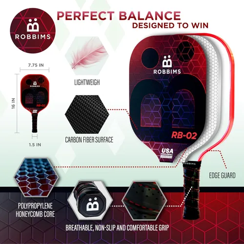 Miniatura 4 de Juego de pickleball con red 4 paletas de fibra de carbono aprobadas por Pickleball de EE. UU., sistema de red portátil de tamaño regulador, 8