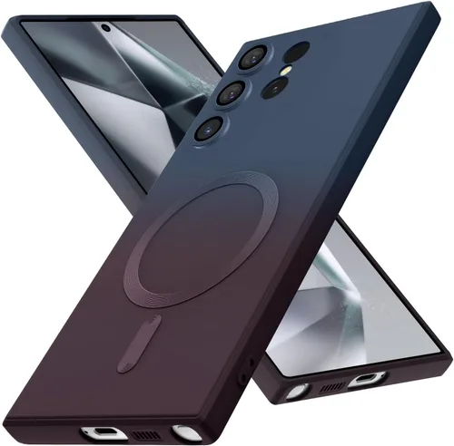 Miniatura 13 de Funda magnética para Samsung Galaxy S23 Ultra, bonita funda protectora delgada de TPU suave a prueba de golpes, protección de pantalla y cámara