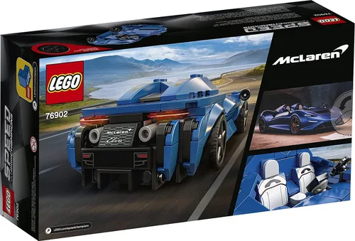 Miniatura 4 de LEGO Speed Champions McLaren Elva 76902 Kit de construcción; auto de juguete superior; juguete genial para niños; nuevo 2021 (263 piezas)
