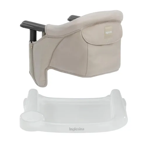 Miniatura 8 de Inglesina Silla de mesa rápida, color negro + bandeja de comedor rápido, silla alta portátil para bebés, para bebés y niños pequeños de hasta 37
