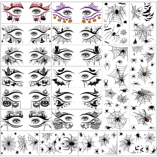 Miniatura 13 de 22 hojas de pegatinas de tatuajes temporales de montaña, incluidos tatuajes falsos impermeables, formas geométricas negras, con forma de sol