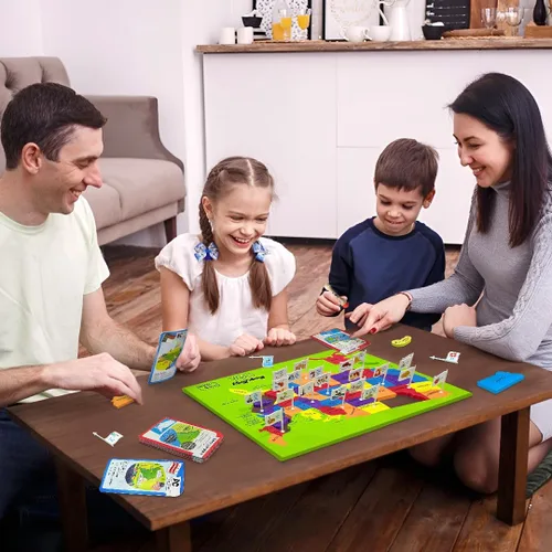 Miniatura 5 de Imagimake - Rompecabezas Mapology con tarjetas didácticas de Estados Unidos, con banderas, países, capitales, juguetes educativos para aprender