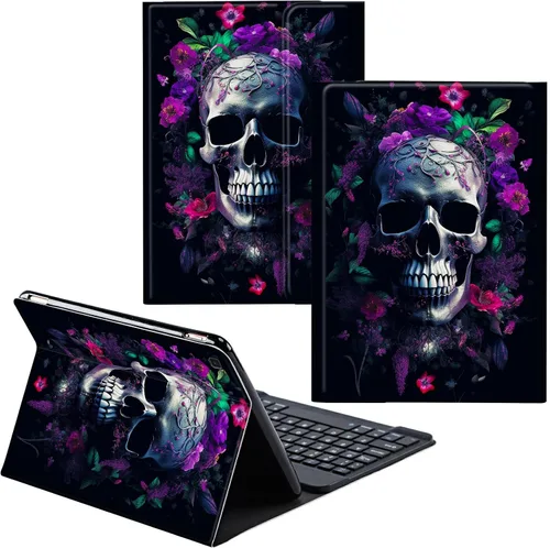 Miniatura 60 de Para Samsung Galaxy Tab S6 Lite Funda 2022/2020 Teclado Inalámbrico Desmontable Y Cubierta De Soporte De Cuero PU Funda Protectora Para Samsung