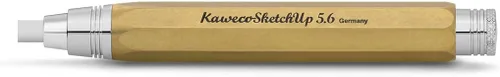 Miniatura 5 de Kaweco SKETCH UP - Lápiz de embrague de 5,6 mm 5B de latón con recarga de mina I Lápiz de 10,5 cm