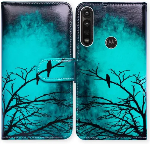 Bcov Funda para Moto G Power 2020, Motorola G Power, funda de piel con tapa y soporte para ranura para tarjeta y soporte para Motorola Moto G Power