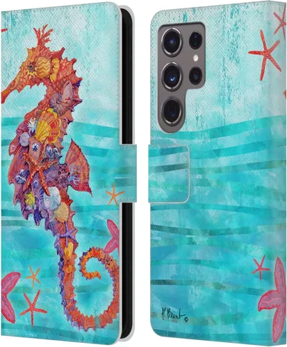 Miniatura 18 de Head Case Designs Funda de piel con licencia oficial de Paul Brent Agate Mermaid Coastal para Samsung Galaxy S24 Ultra 5G