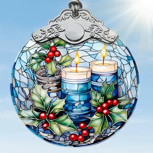 Miniatura 13 de Jocidea Adorno navideño de mariposa para árbol, decoración navideña, regalos para amantes de las mariposas