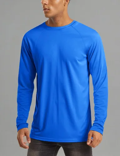Miniatura 112 de MAGCOMSEN Camisas de manga larga para hombre, protección solar UPF 50+, camisetas atléticas para senderismo, correr, entrenamiento, protección