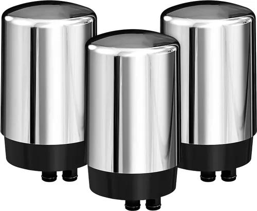 Cartucho de filtro para grifos sin BPA, reemplazo para filtro de grifo Brita® - Cromo (paquete de 3)