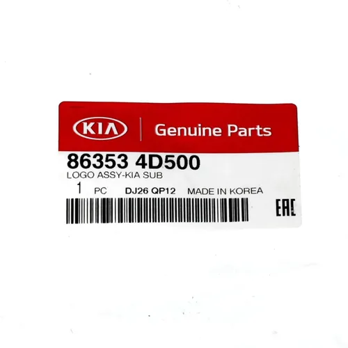 Miniatura 3 de Conjunto de logotipo original Kia 86353-4D500