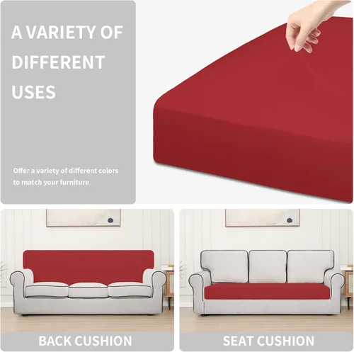 Miniatura 6 de Easy-Going - Fundas elásticas impermeables 100% para cojín de asiento de sofá, funda protectora para cojín de sofá, protector de muebles elástico