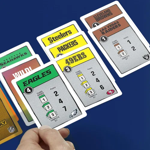 Miniatura 9 de Monopoly Deal NFL Edition Game Juego de cartas oficial de la NFL para familias y niños A partir de 8 años 2 a 5 jugadores 15 minutos