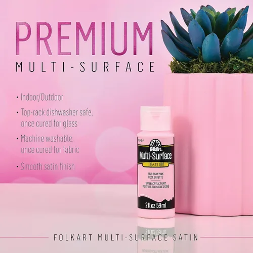 Miniatura 8 de FolkArt Best of Pinks - Juego de pintura acrílica para manualidades con 5 fórmulas de pintura rosa de primera calidad, 96424 Lo mejor de Pinks