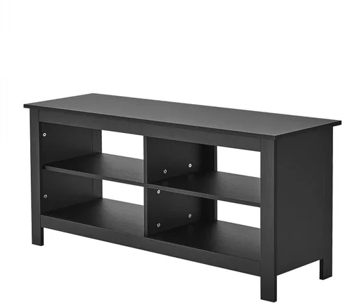 Miniatura 6 de Panana Moderno soporte de TV con 4 estantes abiertos, centro de entretenimiento de 55 pulgadas para televisores de hasta 65 pulgadas, consola de TV