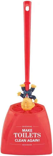 Miniatura 2 de Fairly Odd Novelties Donald Trump - Escobilla para inodoro, diseño de elefante, regalo político, color rojo