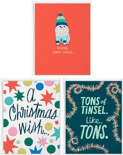 Miniatura 9 de Hallmark Surtido de tarjetas de agradecimiento de Navidad (10 tarjetas y 10 sobres)