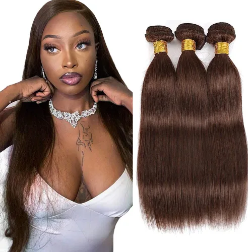 Miniatura 197 de Color 30 paquetes de cabello humano marrón onda del cuerpo paquetes 8 10 12 pulgadas brasileño virgen Remy extensiones de cabello humano doble trama