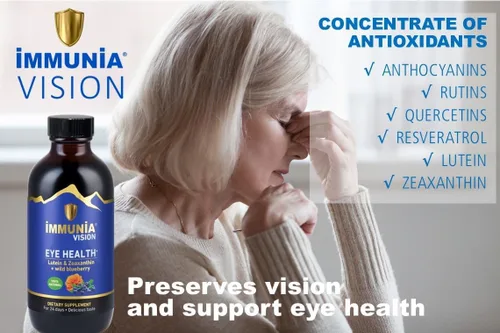 Miniatura 4 de Visión. Concentrado de luteína, arándano silvestre y saúco. Suplemento antioxidante para la salud ocular. Fórmula concentrada. Sabor delicioso. 0.2
