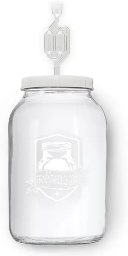 Miniatura 8 de Junta hermética de tapa de fermentación estándar de un galón con esclusa de aire, convierte el frasco de un galón en un fermentador - Kombucha dura