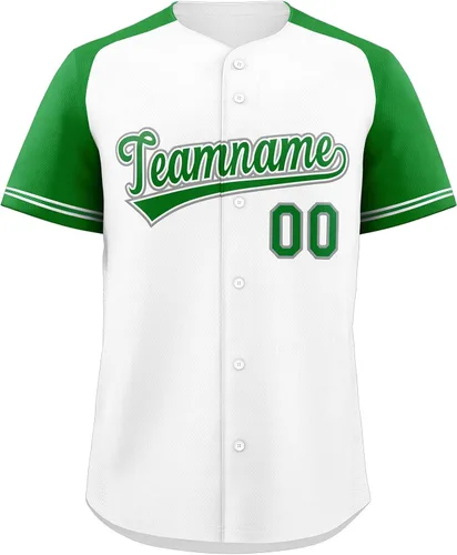 Miniatura 18 de Camisetas de béisbol personalizadas con botones de manga corta, número de nombre cosido personalizado / impreso para adultos y jóvenes