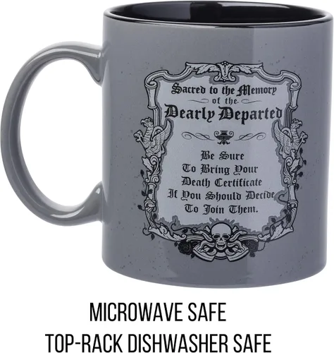 Miniatura 3 de Silver Buffalo Haunted Mansion Beware - Taza de cerámica, 20 onzas