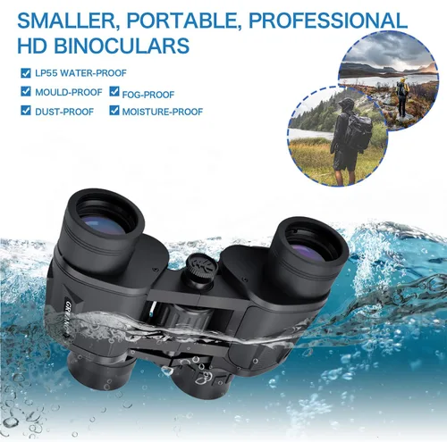 Miniatura 6 de Prismáticos HD de 10 x 40 para adultos y niños, diseño de prisma de porro, color negro ShockProof,Waterproof,BAK4 FMC Lens,Bright Wide View,Bird