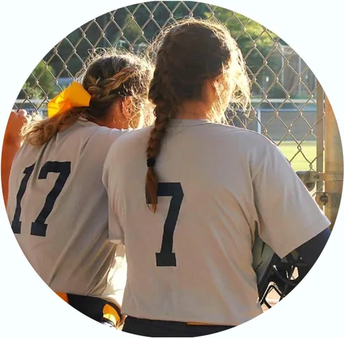 Miniatura 2 de Pendientes de sóftbol Poste de diamantes de imitación de plata brillante amarillo Fastpitch 0.551 in Sport Fashion Pair by Kenz Laurenz, Plata
