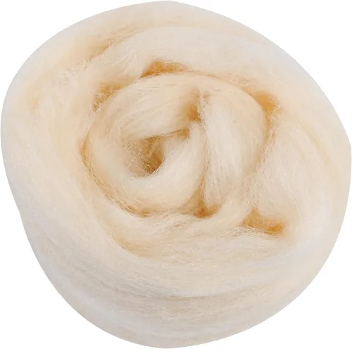 Miniatura 112 de 24 tipos de lana rosa, 4.23 oz (120 g), adecuado para fieltro húmedo y fieltro de aguja de telas hiladas de lana. Un paquete de prueba está Tonos