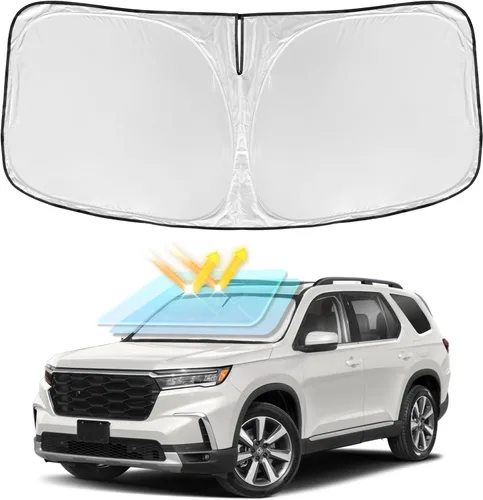 Miniatura 140 de para Dodge RAM 1500 2019-2024 2025 2026 Parasol Parasol para Parabrisas Cubierta - 4 Capas Parasol para Ventana Delantera para RAM1500 2Puertas