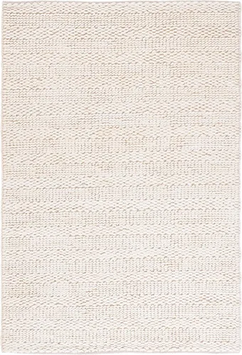 SAFAVIEH Natural Fiber Collection - Alfombra decorativa de 2 x 3 pies, color lejía, yute hecho a mano, diseño trenzado tejido, ideal para entrada,