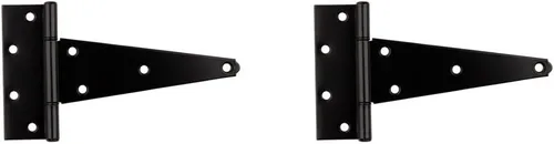 Miniatura 3 de National Hardware Bisagras en T extra pesadas N129-213 V286 en color negro, paquete de 2