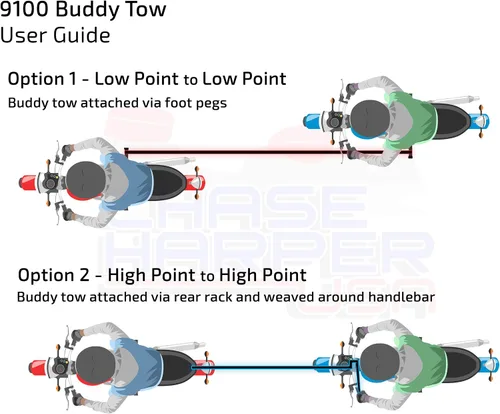 Miniatura 3 de Chase Harper USA 9100 - Buddy Tow - Correa de nailon resistente con especificaciones militares (prueba de 1785 libras) 12' x 1" - Rosa intenso