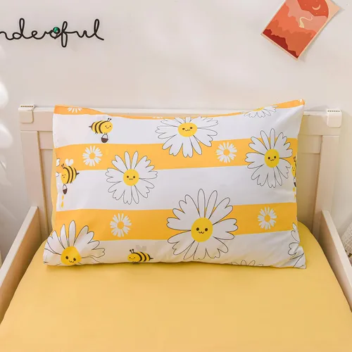 Miniatura 3 de Btargot Juego de ropa de cama ultra suave de 4 piezas para niños pequeños, juegos de edredón de corazones de amor de dibujos animados y luna Negro