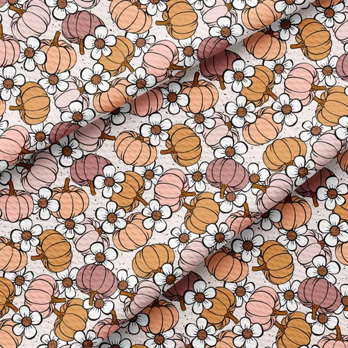 Miniatura 43 de The Yard - Tela texturizada con diseño de bala de calabaza de otoño para Halloween, Liverpool, elástica floral, 1 yarda, tela de punto grueso