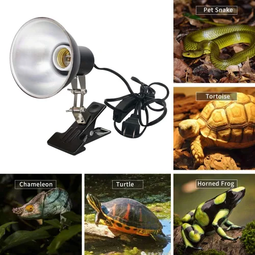 Miniatura 2 de Abrazadera de lámpara de calor de reptil,Accesorio de iluminación de hábitat ajustable para tortugas tortugas lagarto,Soporte de lámpara