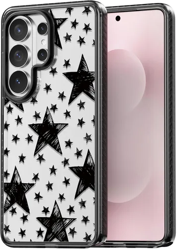 Miniatura 196 de Rosarnnah Funda compatible con Samsung Galaxy S24 Ultra, bonita estética, a la moda, divertida funda con estampado de gatito y gato, duradera a