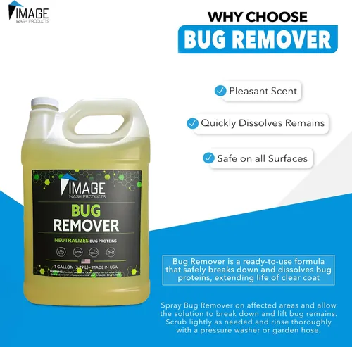 Miniatura 2 de Image Wash Products Removedor de Bichos – (1 Galón) Mejor Removedor de Bichos para Exterior de Carros/Camiones Limpiador de Bichos para Vehículos
