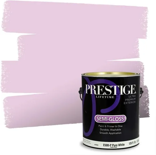 Miniatura 13 de PRESTIGE Pinturas de pintura interior e imprimación en uno, 1 galón, plano, combinación comparable de Sherwin Williams* Kimono Violet*
