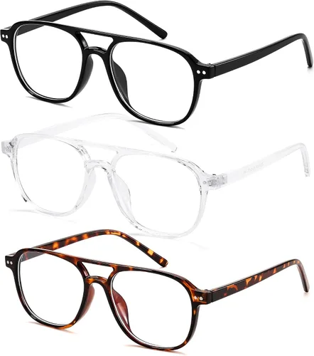 Miniatura 8 de FEISEDY Gafas de bloqueo de luz azul para mujeres y hombres, cuadrados, ligeros, antifatiga ocular y deslumbramiento UV B0141