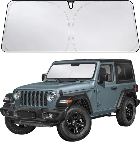 Miniatura 186 de Econour Parasol para parabrisas compatible con Honda Civic 2016-2021, protector de parasol plegable para ventana, bloquea los rayos UV y mantiene tu
