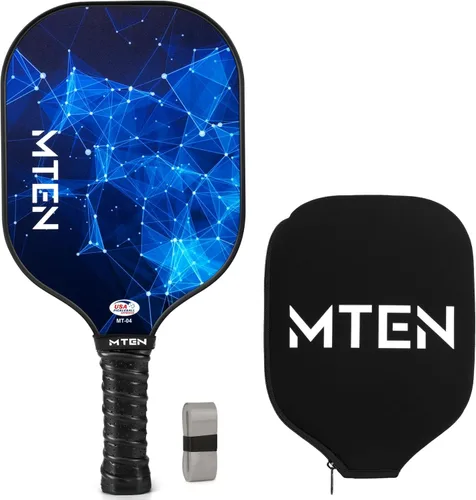 Miniatura 9 de Pickleball Paddles Set of 2 or 4, or Single Paddle – USAPA Approved Fiberglass Surface Pickleball Rackets Set for Men & Women azul (blue*1)