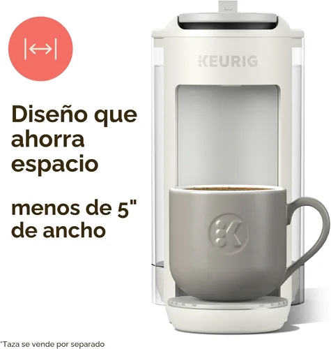 Miniatura 2 de Keurig K-Mini Mate Plus - Cafetera de cápsulas K-Cup de una sola porción, compacta, 3 tamaños de taza, con características de botón fuerte, depósito