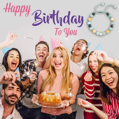 Miniatura 7 de HGDEER Regalos de cumpleaños de 5 a 21 años para niñas y ella, pulsera significativa de piedra natural con tarjeta de mensaje para hija, nieta