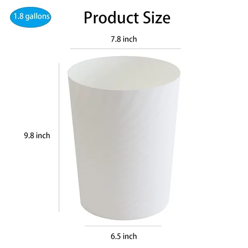 Miniatura 7 de UUJOLY Cubo de basura pequeño de plástico, cesta de basura para baños, lavandería, cocinas, oficinas, habitaciones de niños, dormitorios