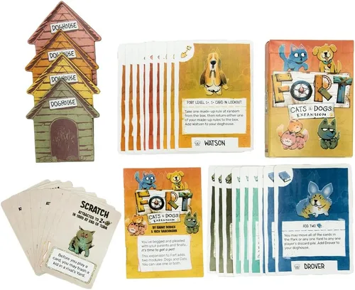 Miniatura 2 de Leder Games Fort: Expansión de gatos y perros