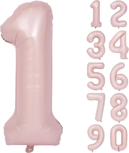 Miniatura 135 de Globos de helio de 40 pulgadas con dígitos dorados para fiesta de cumpleaños., Número 0, 40 pulgadas, número 0 oro 7