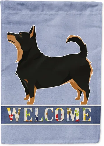 Miniatura 116 de Caroline's Treasures CK3704GF Bandera de jardín de bienvenida de Akita Shepherd Black and Tan - Bandera decorativa para patio exterior, patio