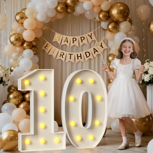 Miniatura 10 de Mixifox Letras V de marquesina de 3 pies, letras grandes iluminadas de 3 pies de alto con luces, letra grande para boda, compromiso, graduación